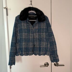 Anthropologie Dolce Cabo Plaid Jacket
